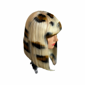 "JADE" #613 BOB WIG LEOPARD PRINT